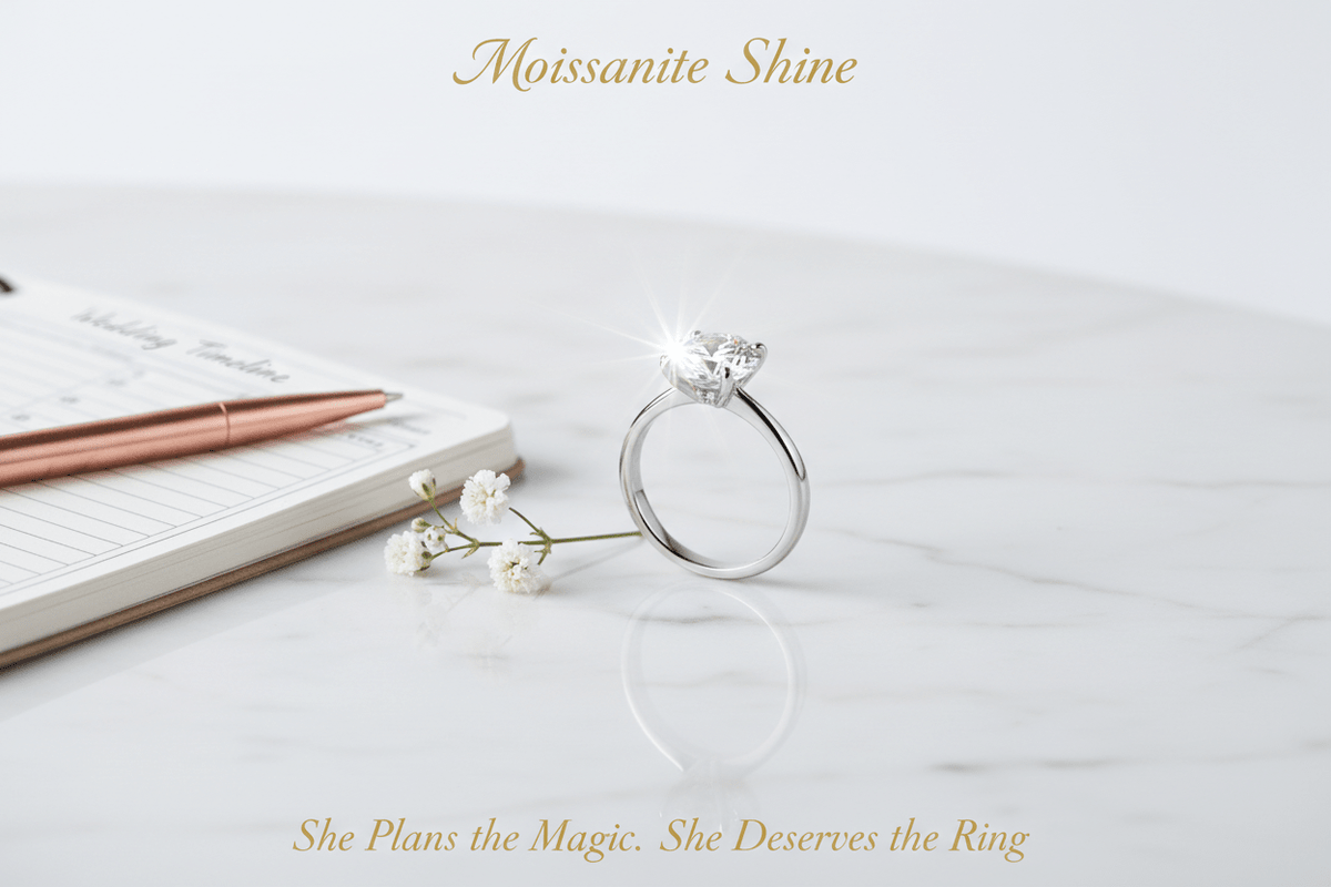 Moissanite for the Wedding Planner: The Ring That Lives in the Details - Moissanite Shine