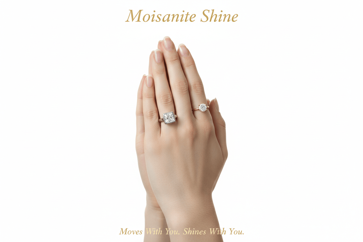 Moissanite for the Yoga Instructor & Wellness Professional: The Ring That Moves With You - Moissanite Shine