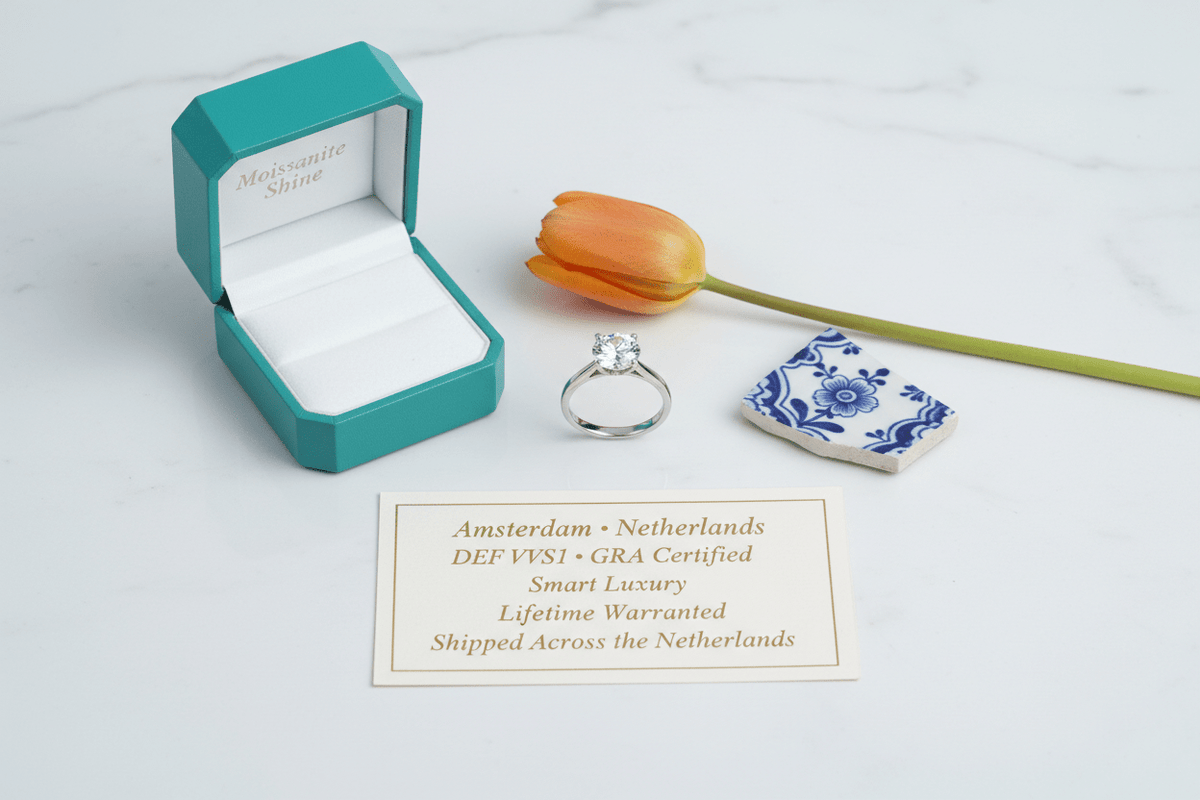 Moissanite in Amsterdam & the Netherlands: The Low Countries' Buyer's Guide to Smart Luxury - Moissanite Shine