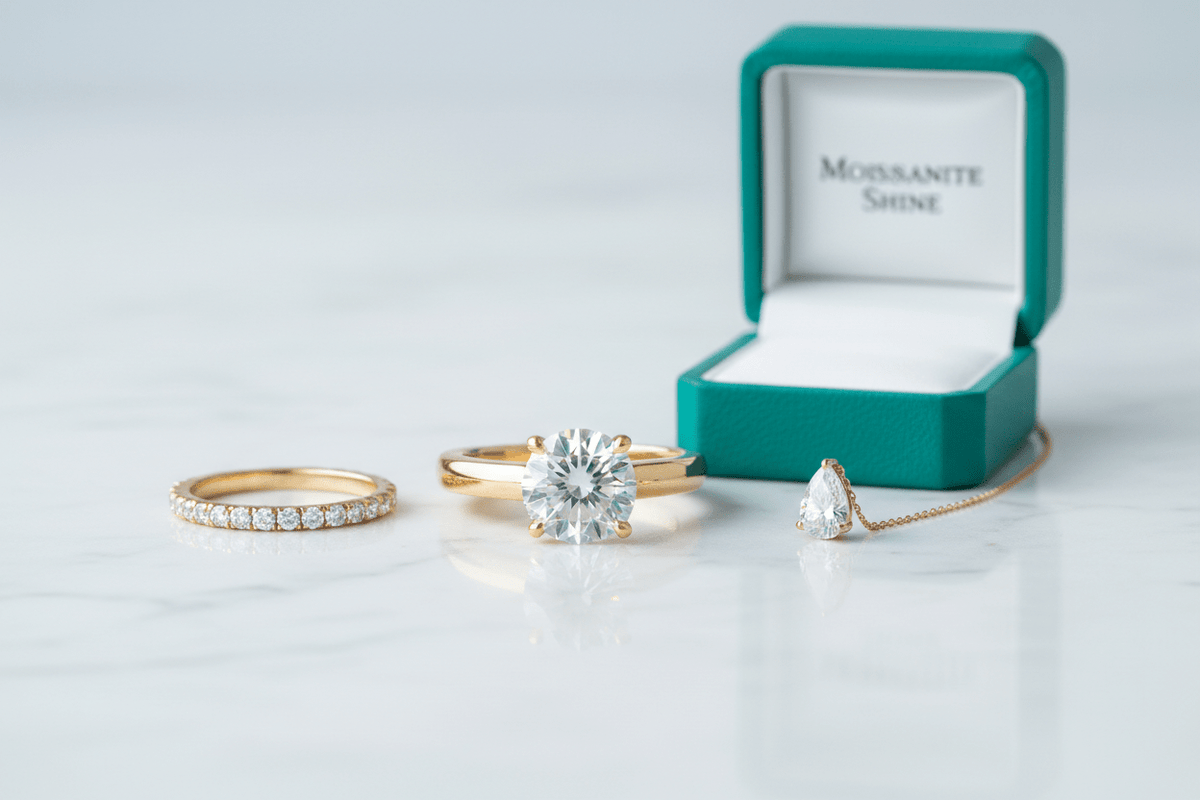 Moissanite in Autumn: Rich Palettes, Warm Metals & Seasonal Style - Moissanite Shine
