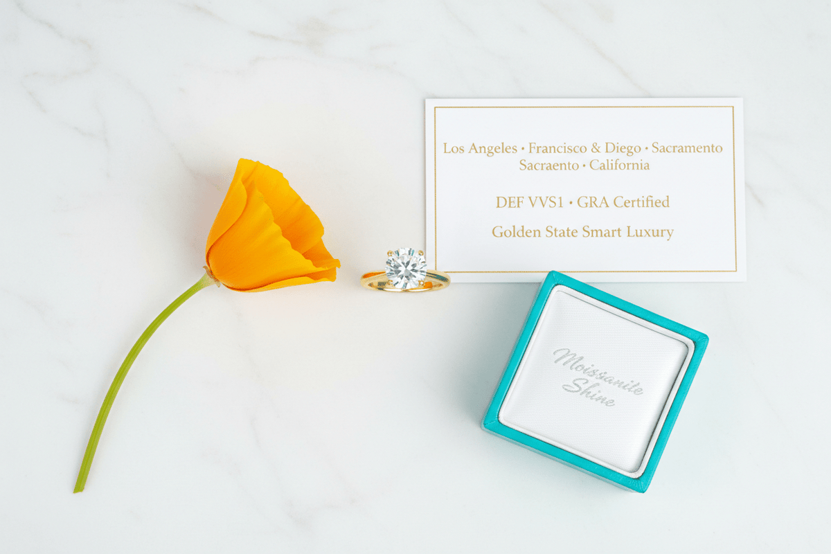 Moissanite in California & Los Angeles: The Golden State Buyer's Guide to Smart Luxury - Moissanite Shine