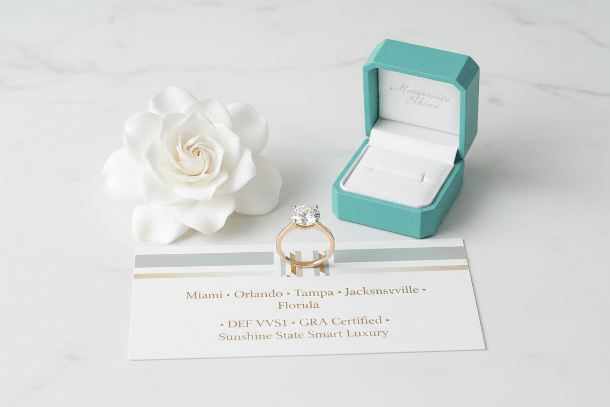 Moissanite in Florida & Miami: The Sunshine State Buyer's Guide to Smart Luxury - Moissanite Shine