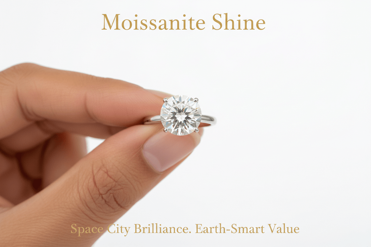 Moissanite in Houston & the Texas Gulf Coast: Big City Brilliance, Smart Value - Moissanite Shine