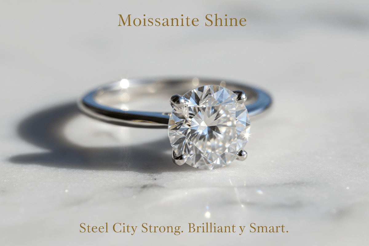 Moissanite in Pittsburgh & Western Pennsylvania: Steel City's Guide to Smart Luxury - Moissanite Shine