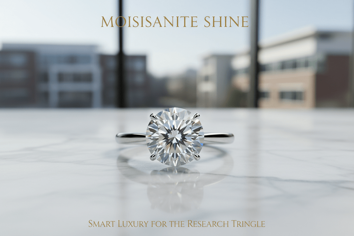 Moissanite in Raleigh & the Research Triangle: The Smart Buyer's Guide - Moissanite Shine