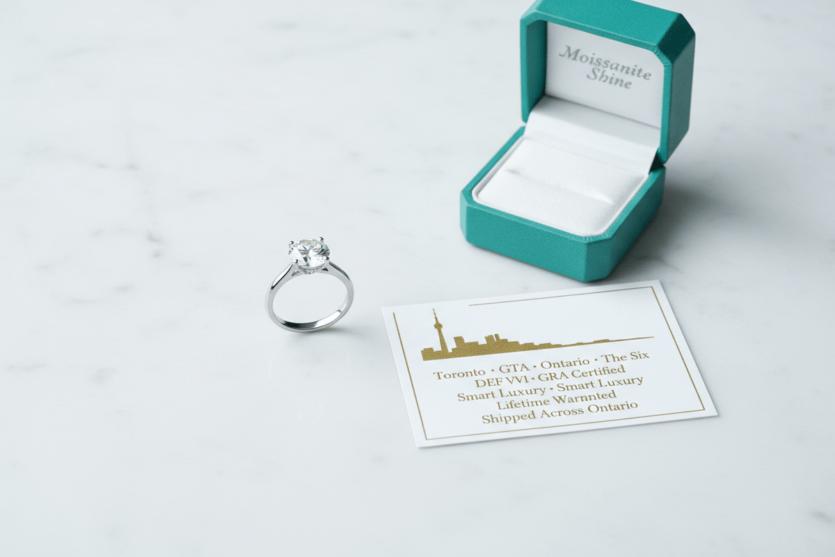 Moissanite in Toronto & Ontario: The Six's Buyer's Guide to Smart Luxury - Moissanite Shine