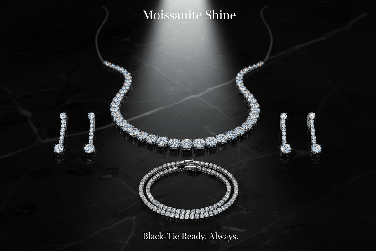 Moissanite Jewelry for Black-Tie & Formal Events: The Complete Styling Guide - Moissanite Shine