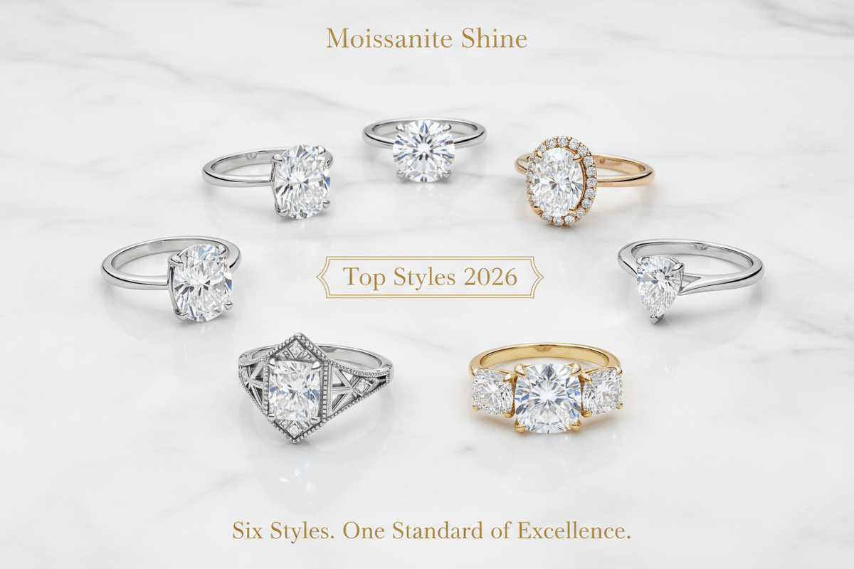 Moissanite Jewelry for New Year's Eve & Party Styling: The Complete Guide - Moissanite Shine