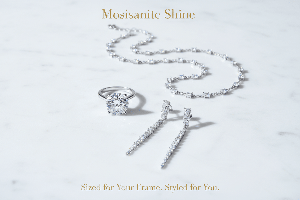 Moissanite Jewelry for Tall Women: The Complete Style Guide - Moissanite Shine