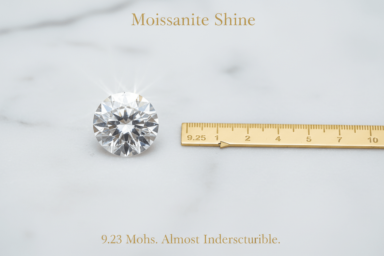 Moissanite Mohs Hardness Science: Why 9.25 Makes It Almost Indestructible - Moissanite Shine