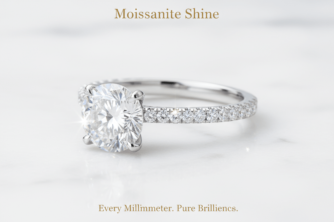 Moissanite Pavé Setting: The Complete Guide to the Most Brilliant Band - Moissanite Shine