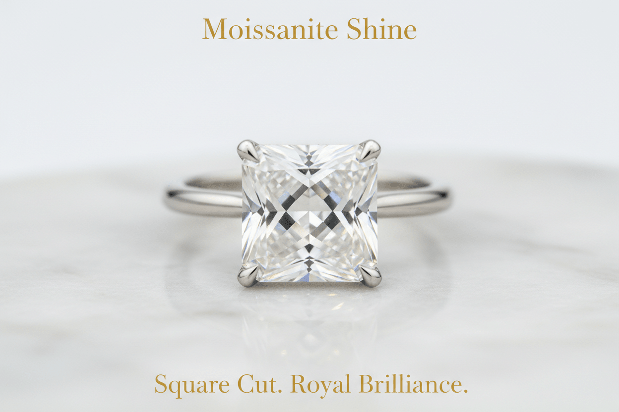 Moissanite Princess Cut: The Complete Guide - Moissanite Shine