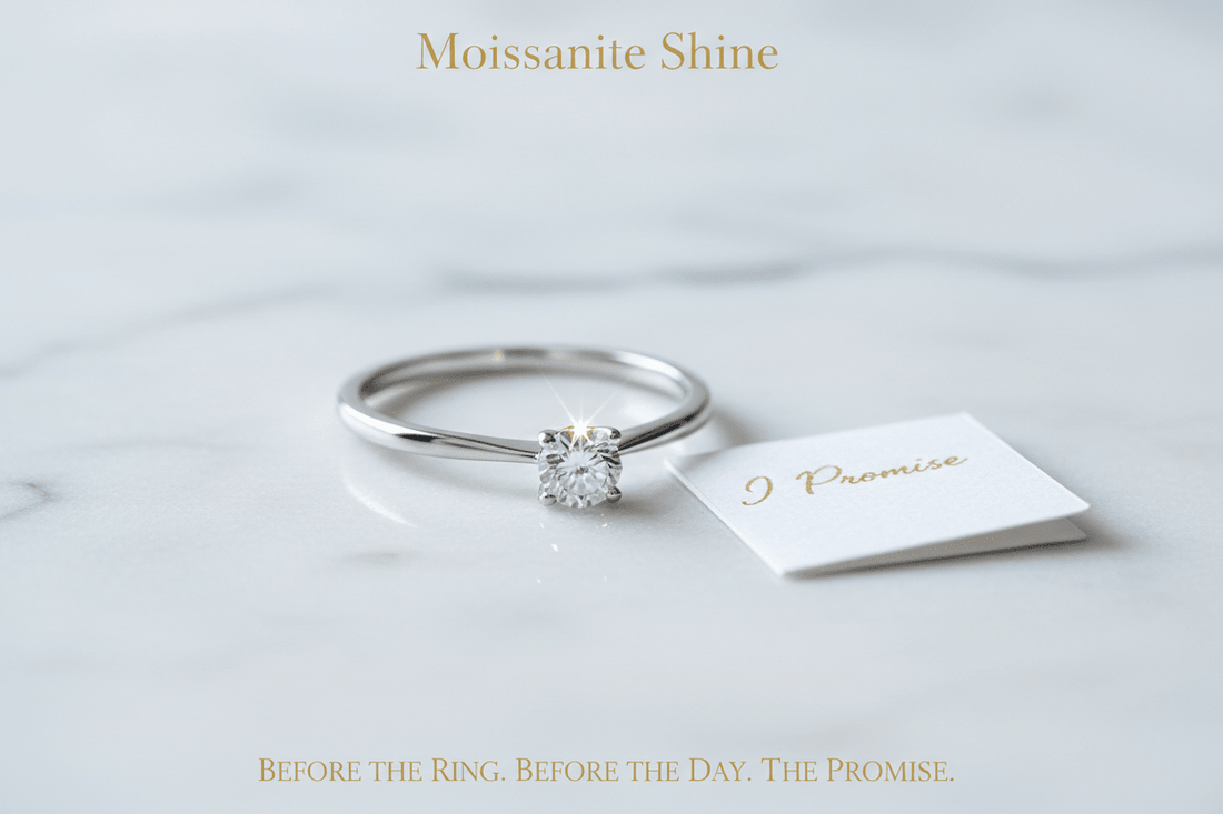 Moissanite Promise Ring: The Complete Guide to Choosing the Right One - Moissanite Shine