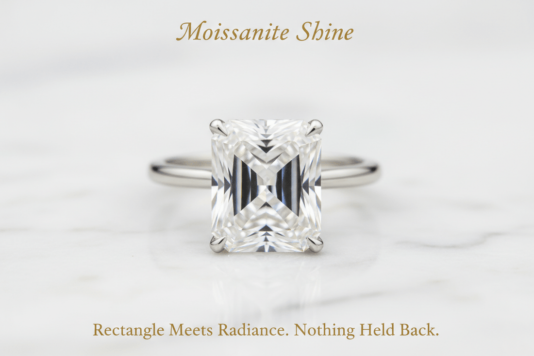 Moissanite Radiant Cut: The Complete Guide - Moissanite Shine