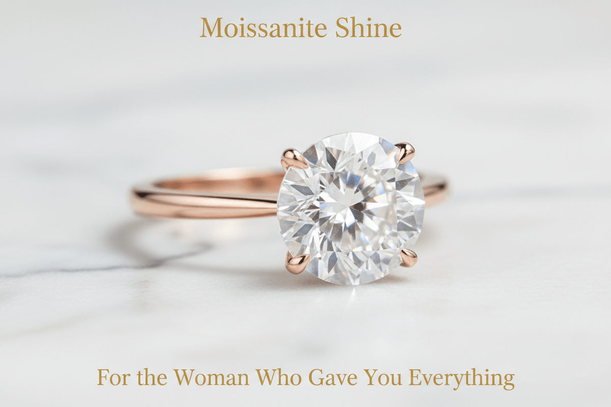 Moissanite Ring for Mom: The Complete Gift Guide - Moissanite Shine