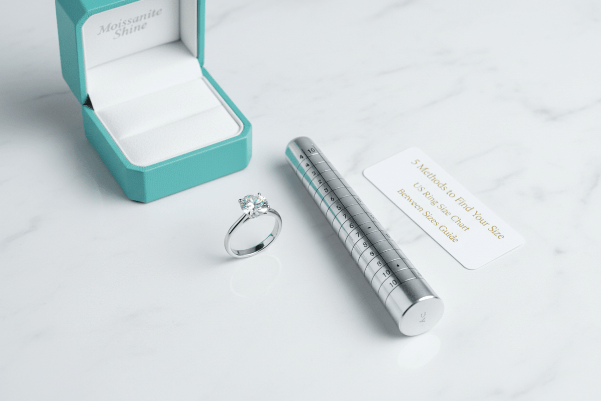 Moissanite Ring Sizing Guide: How to Find Your Perfect Fit at Home - Moissanite Shine