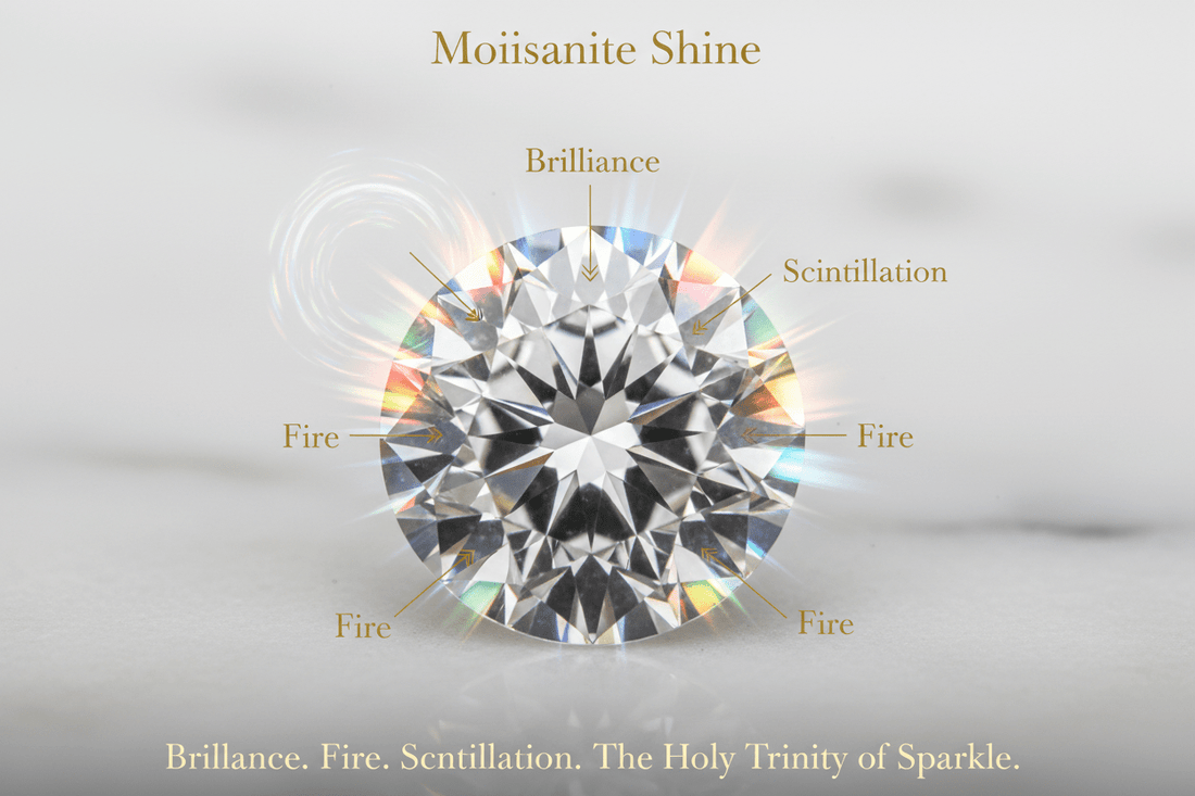 Moissanite Scintillation Explained: The Third Dimension of Sparkle - Moissanite Shine