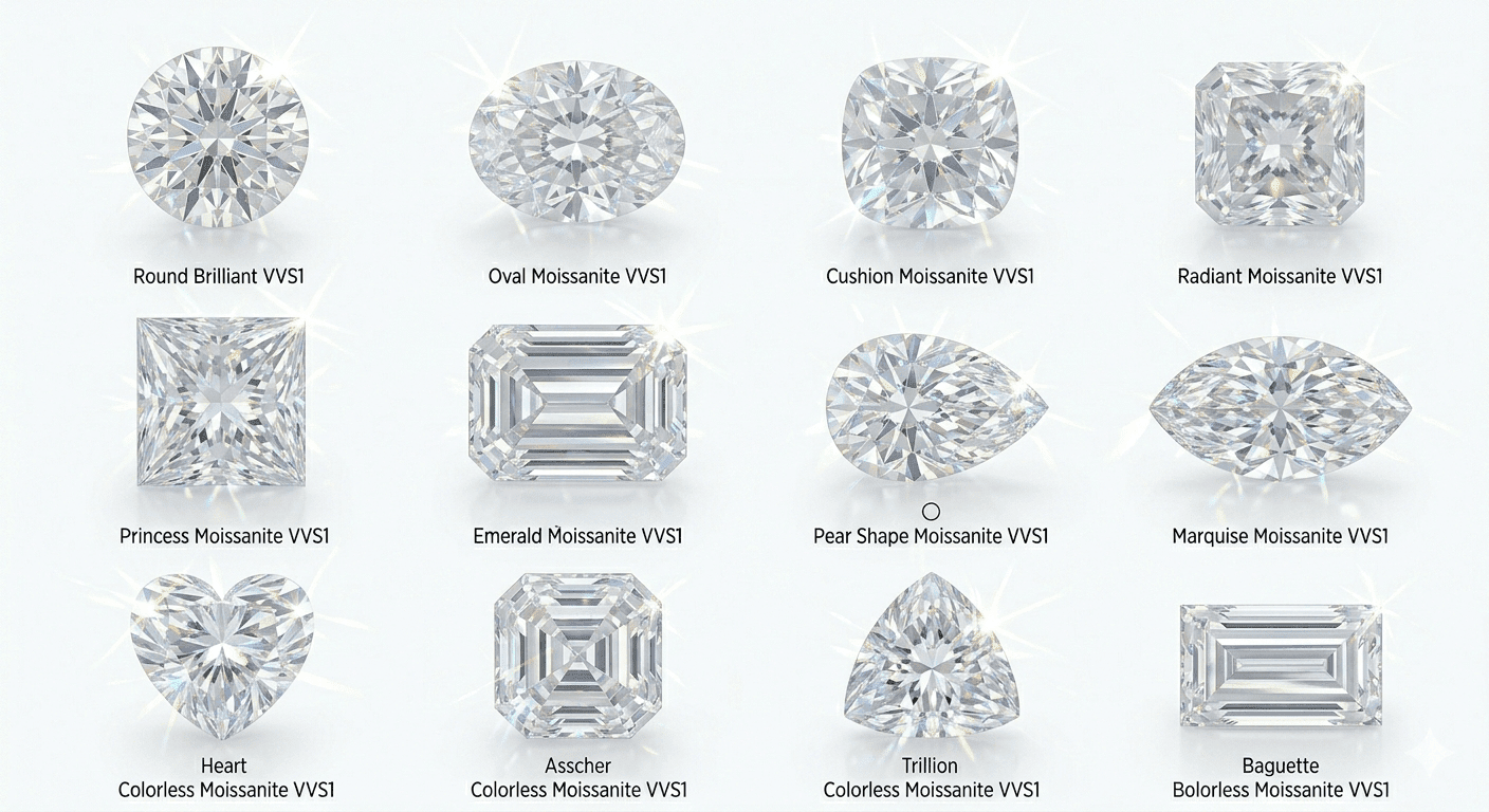 Moissanite Shapes and Cuts Guide: Find Your Perfect Style - Moissanite Shine