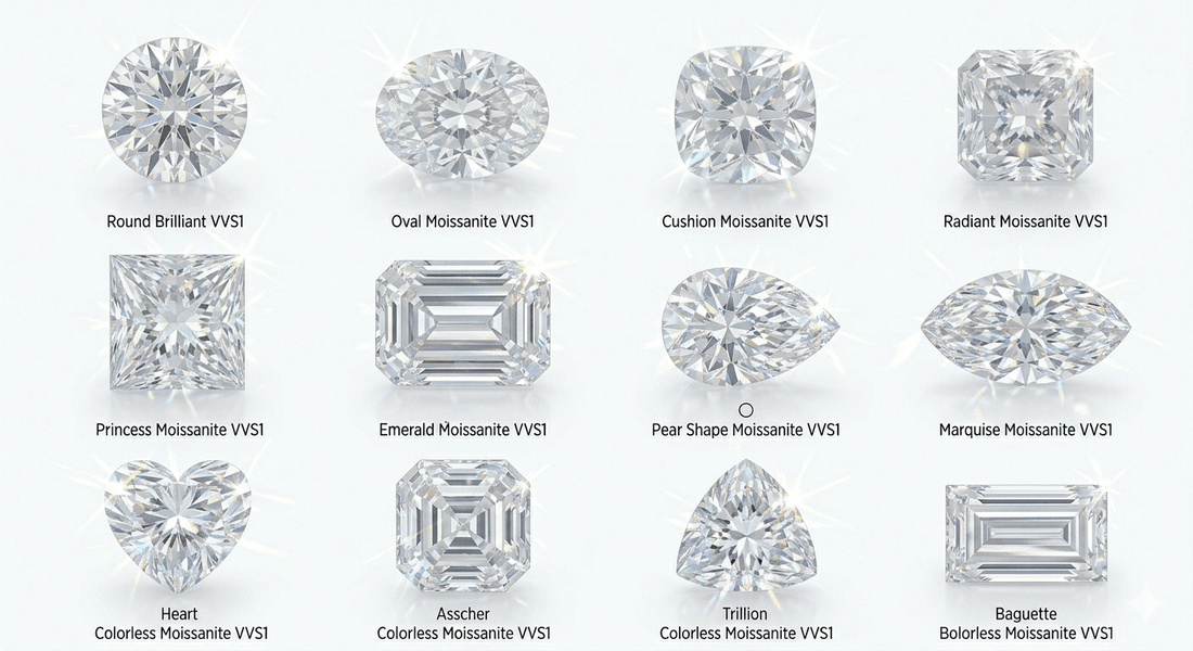 Moissanite Shapes and Cuts Guide: Find Your Perfect Style - Moissanite Shine