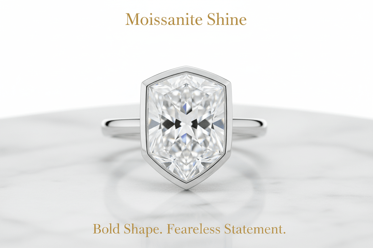 Moissanite Shield Cut: The Complete Guide - Moissanite Shine