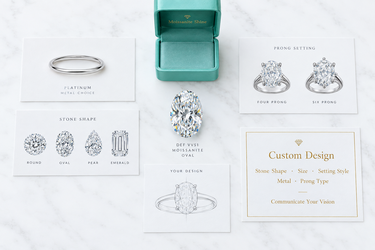 The "Is It Real?" Conversation: How to Confidently Own Your Engagement Ring Choice - Moissanite Shine