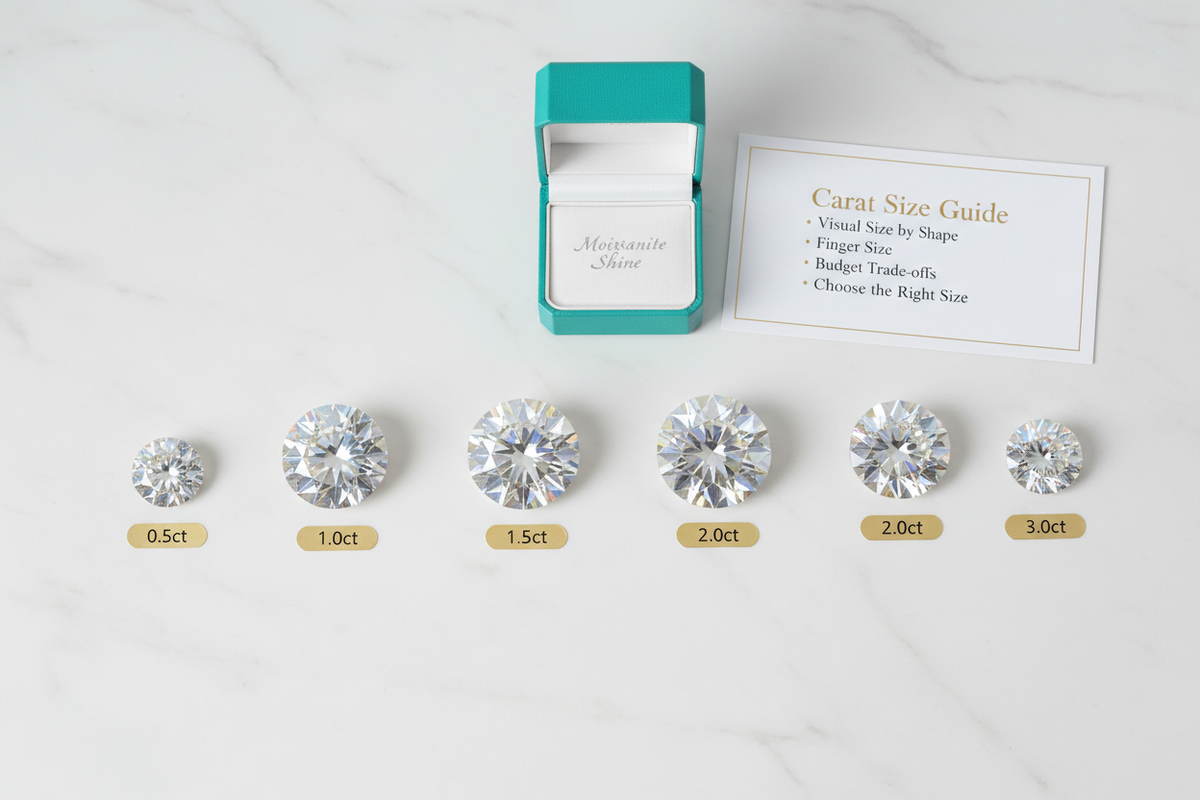 Moissanite Cuts & Shapes Guide: Which Cut Gives You More Brilliance vs. Fire? - Moissanite Shine