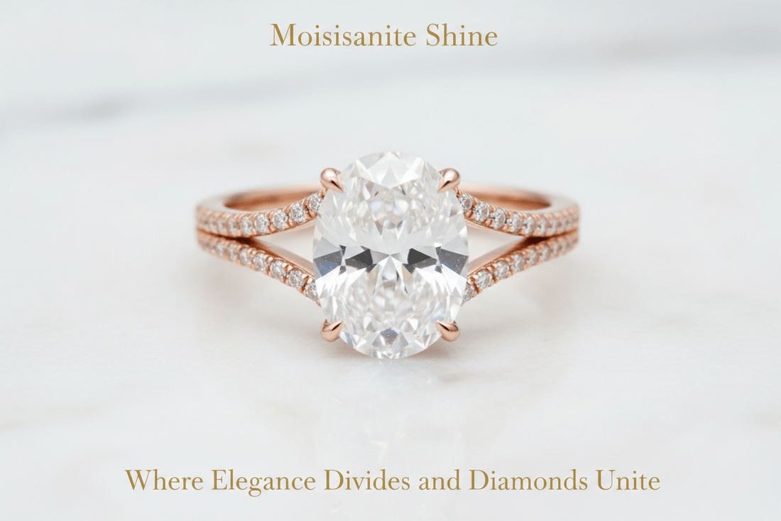 Moissanite Split Shank Ring: The Complete Guide to an Elegant Design - Moissanite Shine