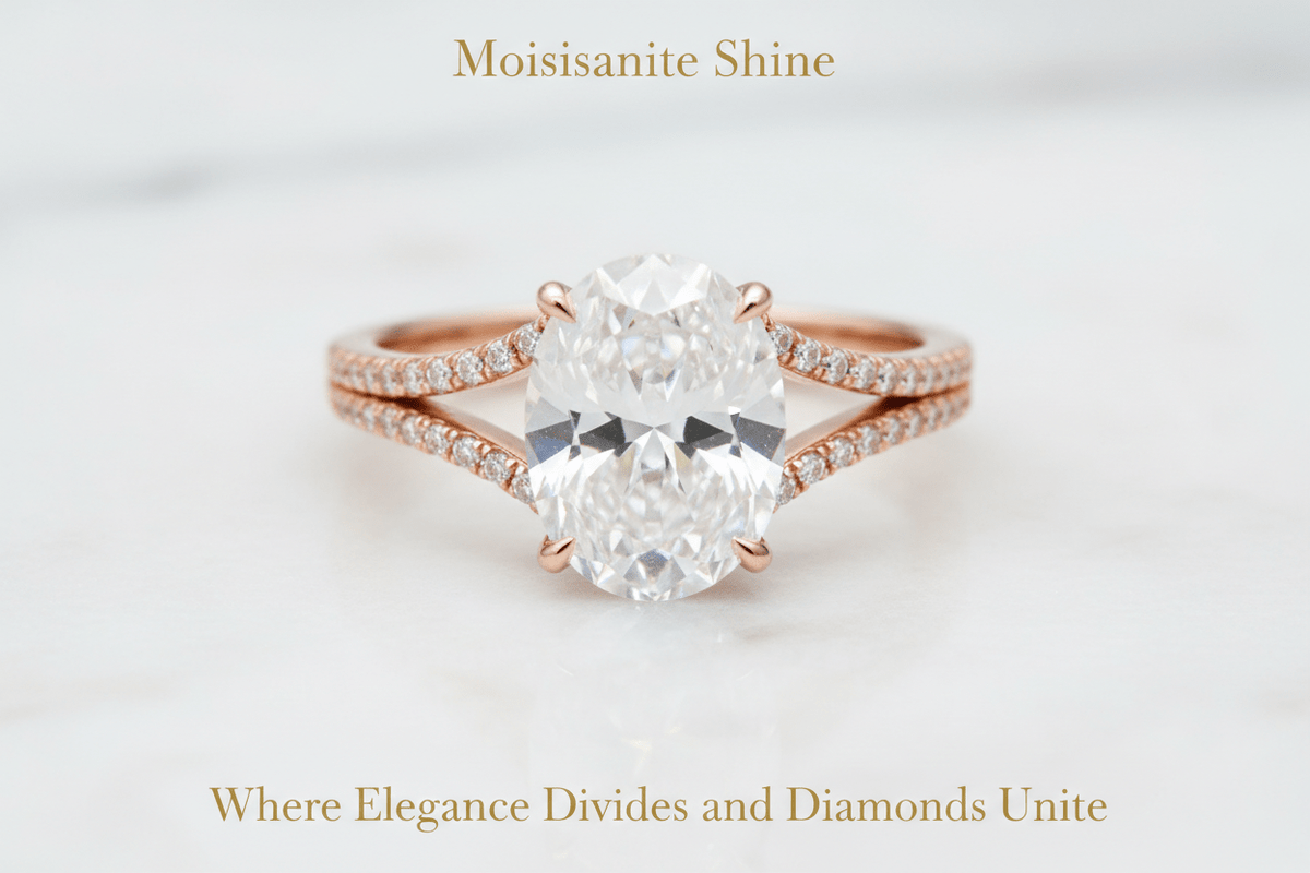 Moissanite Split Shank Ring: The Complete Guide to an Elegant Design - Moissanite Shine