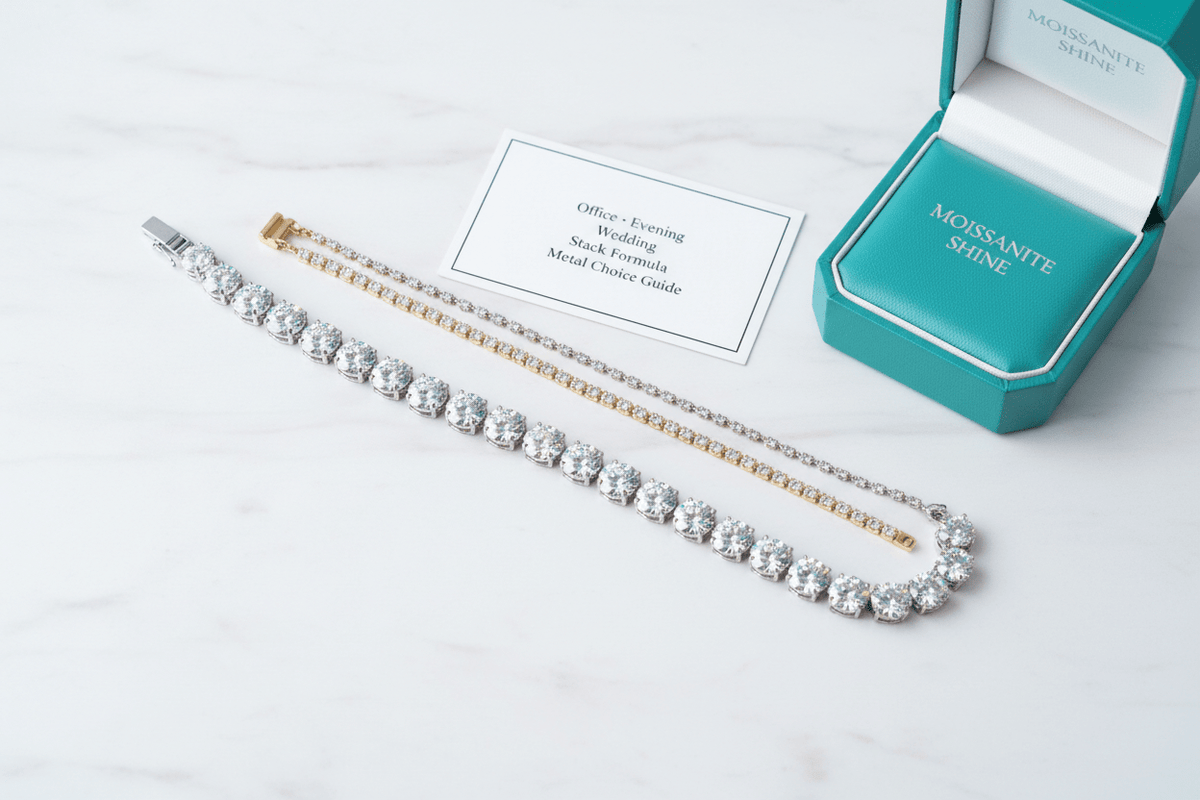 Moissanite Tennis Bracelet: The Complete Styling Guide - Moissanite Shine