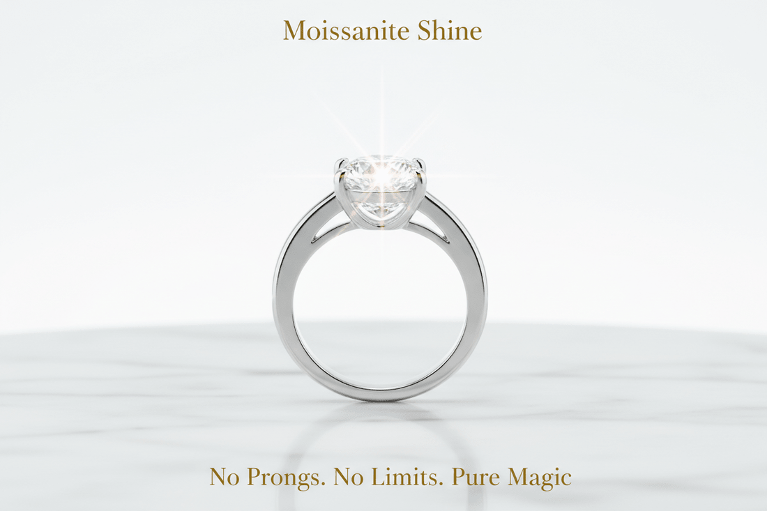Moissanite Tension Setting Ring: The Complete Guide - Moissanite Shine
