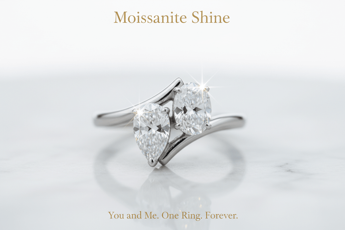 Moissanite Toi et Moi Ring: The Complete Guide to the Two-Stone Ring - Moissanite Shine