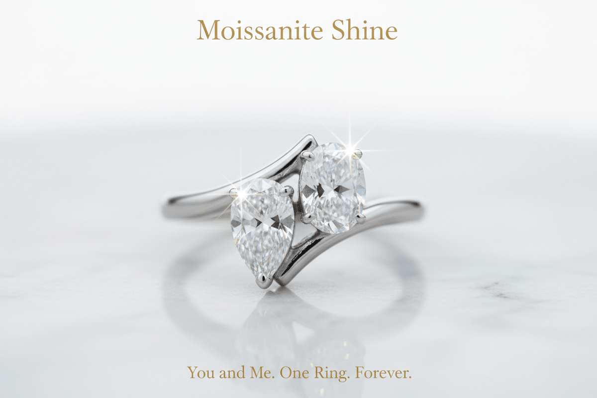 Moissanite Toi et Moi Ring: The Complete Guide to the Two-Stone Ring - Moissanite Shine