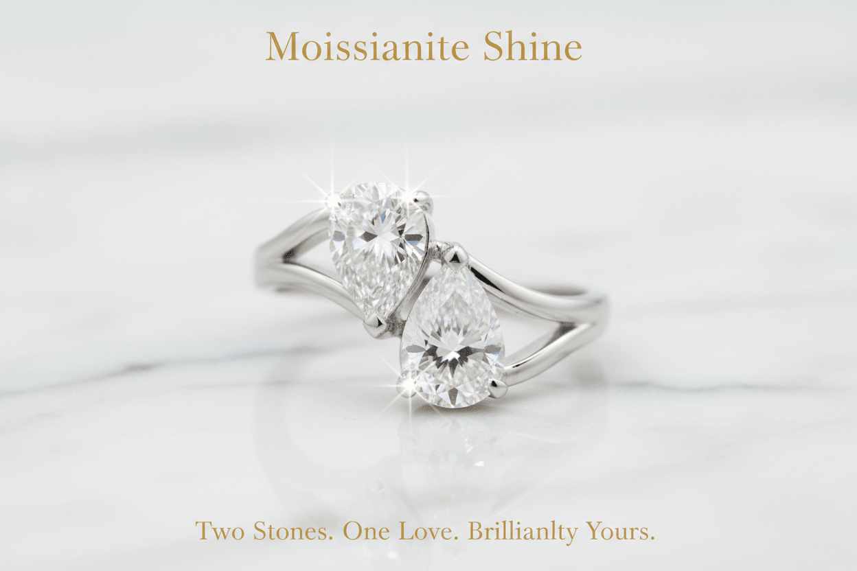 Moissanite Toi et Moi Rings: The Two-Stone Trend That's Redefining Modern Romance - Moissanite Shine