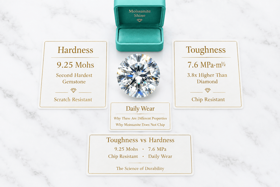 Moissanite Toughness vs. Hardness: Why It Doesn't Chip - Moissanite Shine