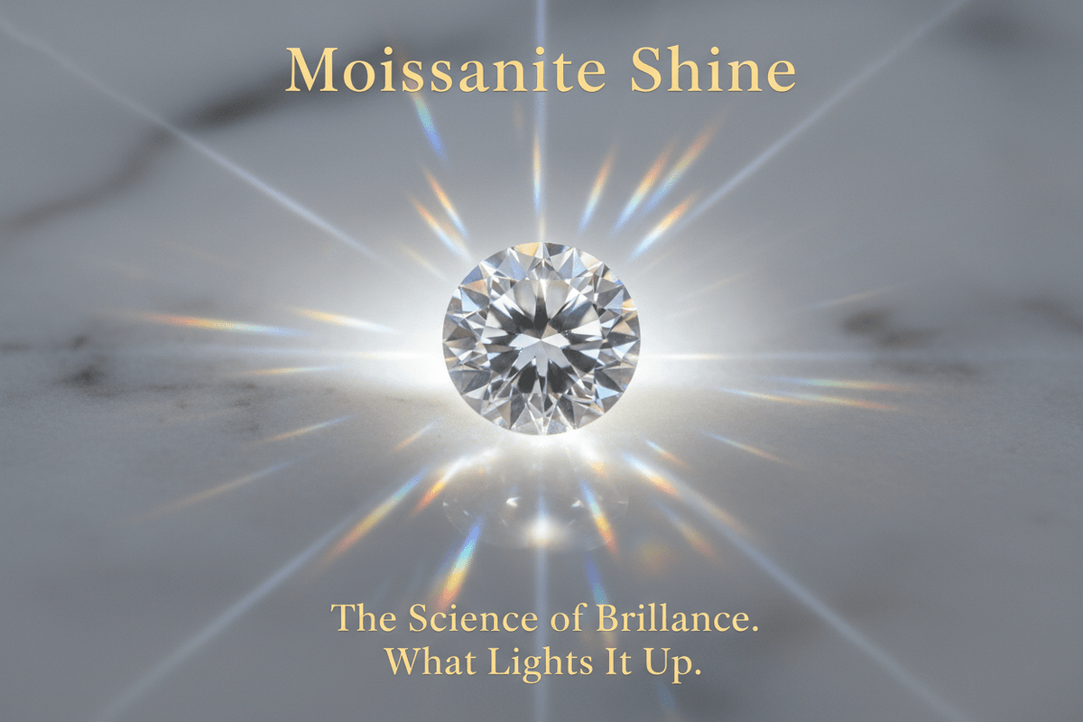Moissanite Under the Microscope: What You Actually See - Moissanite Shine