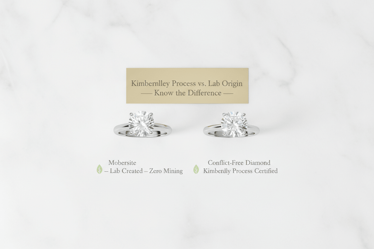 Moissanite vs. Conflict-Free Diamond: What "Conflict-Free" Actually Means - Moissanite Shine