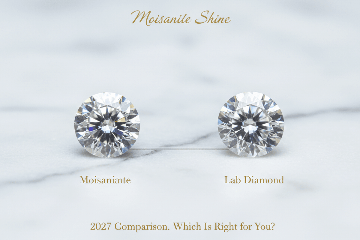 Moissanite vs. Lab Diamond: A Bride's Honest Guide to Choosing the Right Stone - Moissanite Shine