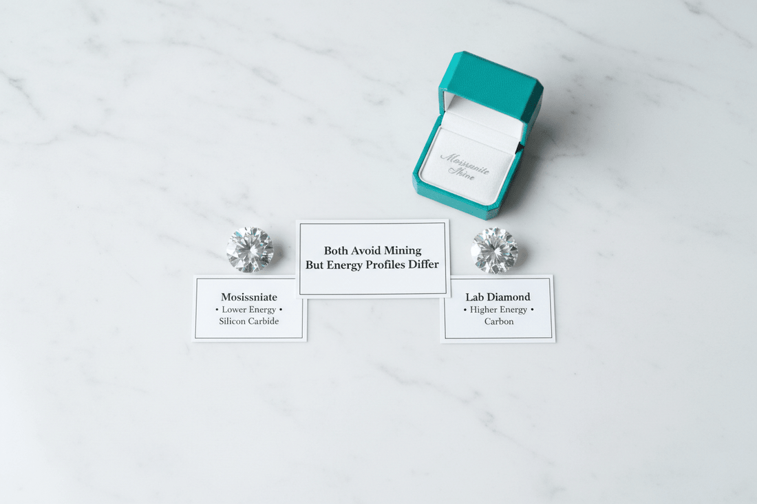 Moissanite vs. Lab Diamond: The Environmental Case for Each Stone - Moissanite Shine