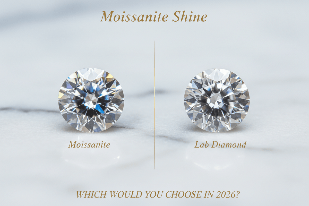 Moissanite vs. Lab Diamond: Which Should I Buy in 2026? An Honest Comparison - Moissanite Shine
