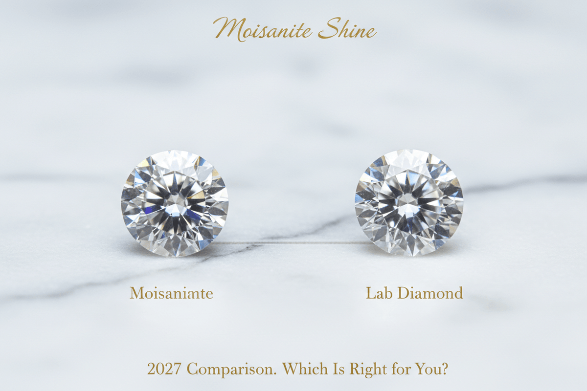 Moissanite vs. Lab-Grown Diamond: Which Is the Better Choice in 2027? - Moissanite Shine