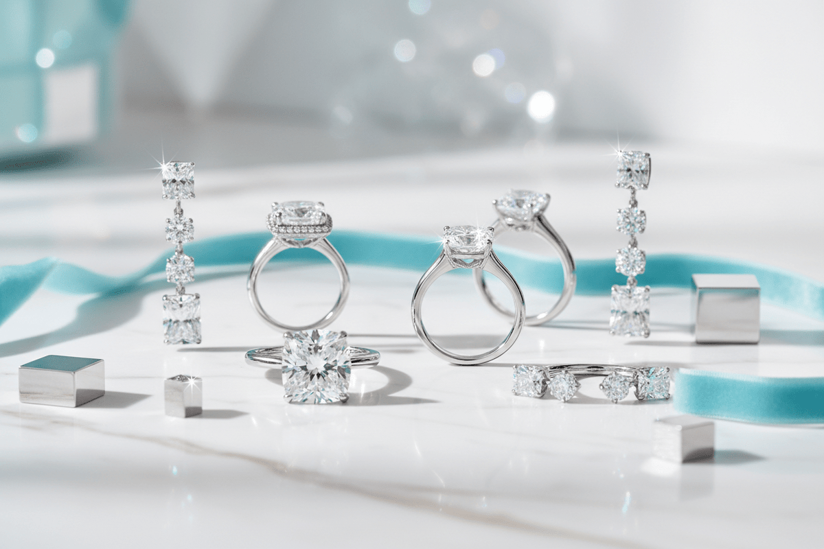 Moissanite vs. White Sapphire vs. Lab-Grown Diamond: The Ultimate 3-Way Comparison - Moissanite Shine