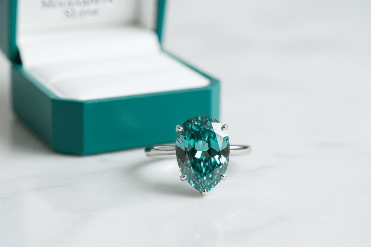 Teal Moissanite: The Complete Guide - Moissanite Shine