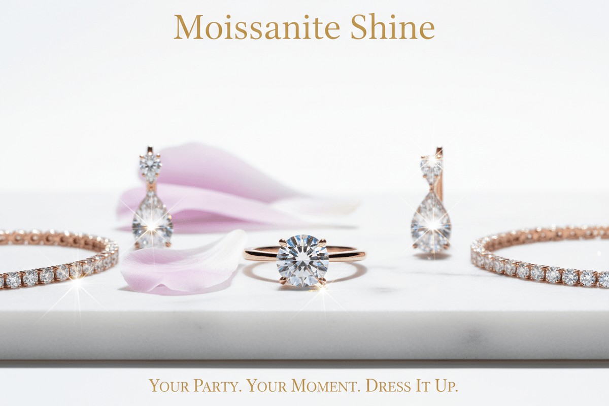 The Engagement Party Jewelry Guide: What to Wear to Your Own Party - Moissanite Shine