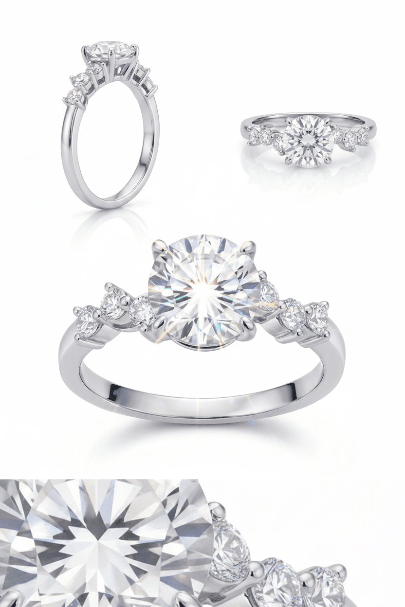 The Honeymoon Ring: Why Smart Brides Leave the Diamond at Home - Moissanite Shine