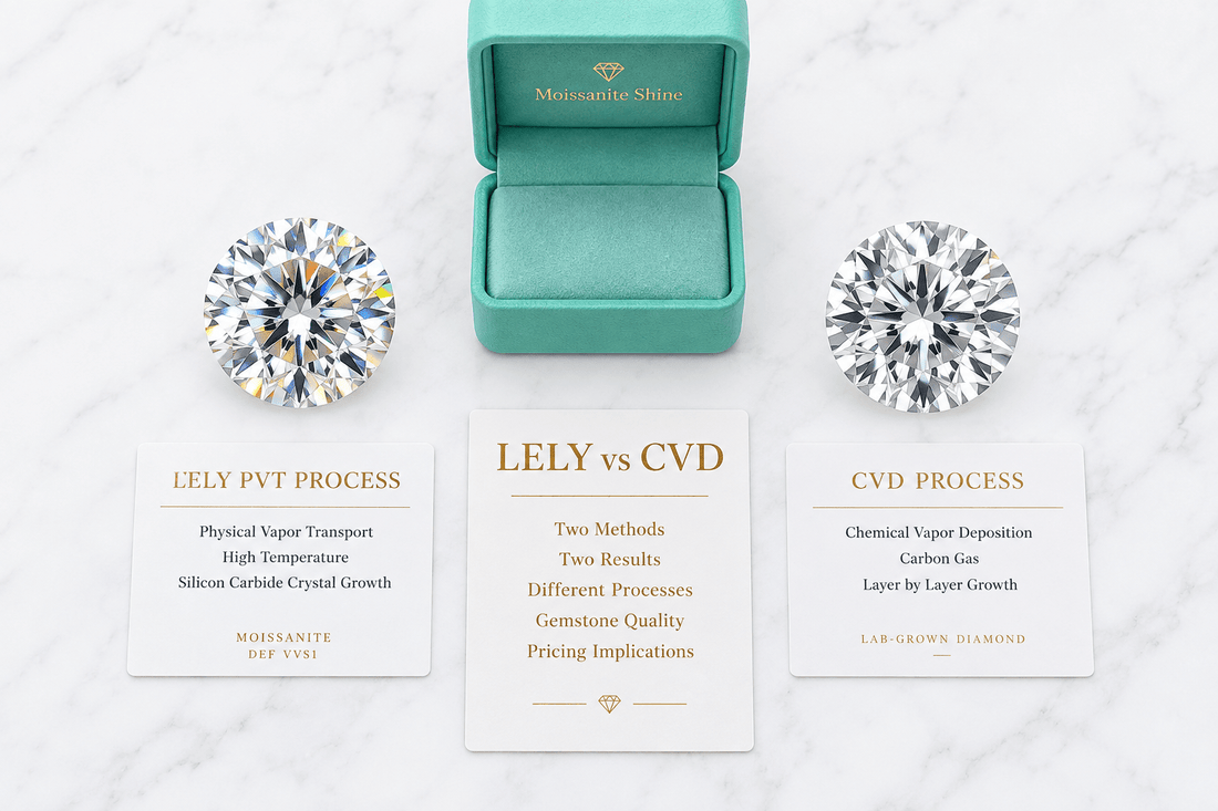 The Lely Process vs. CVD: How Two Methods Produce Two Results - Moissanite Shine