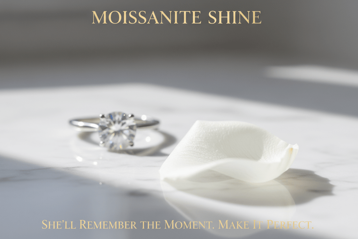 The Proposal She'll Actually Remember: Why the Ring Matters Less Than You Think - Moissanite Shine