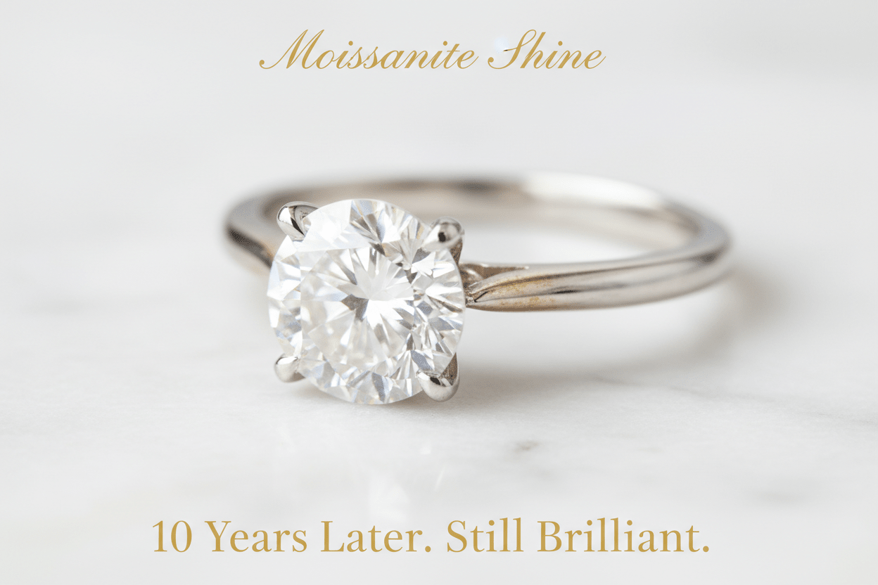 What Does Moissanite Look Like After 10 Years? An Honest Long-Term Review - Moissanite Shine