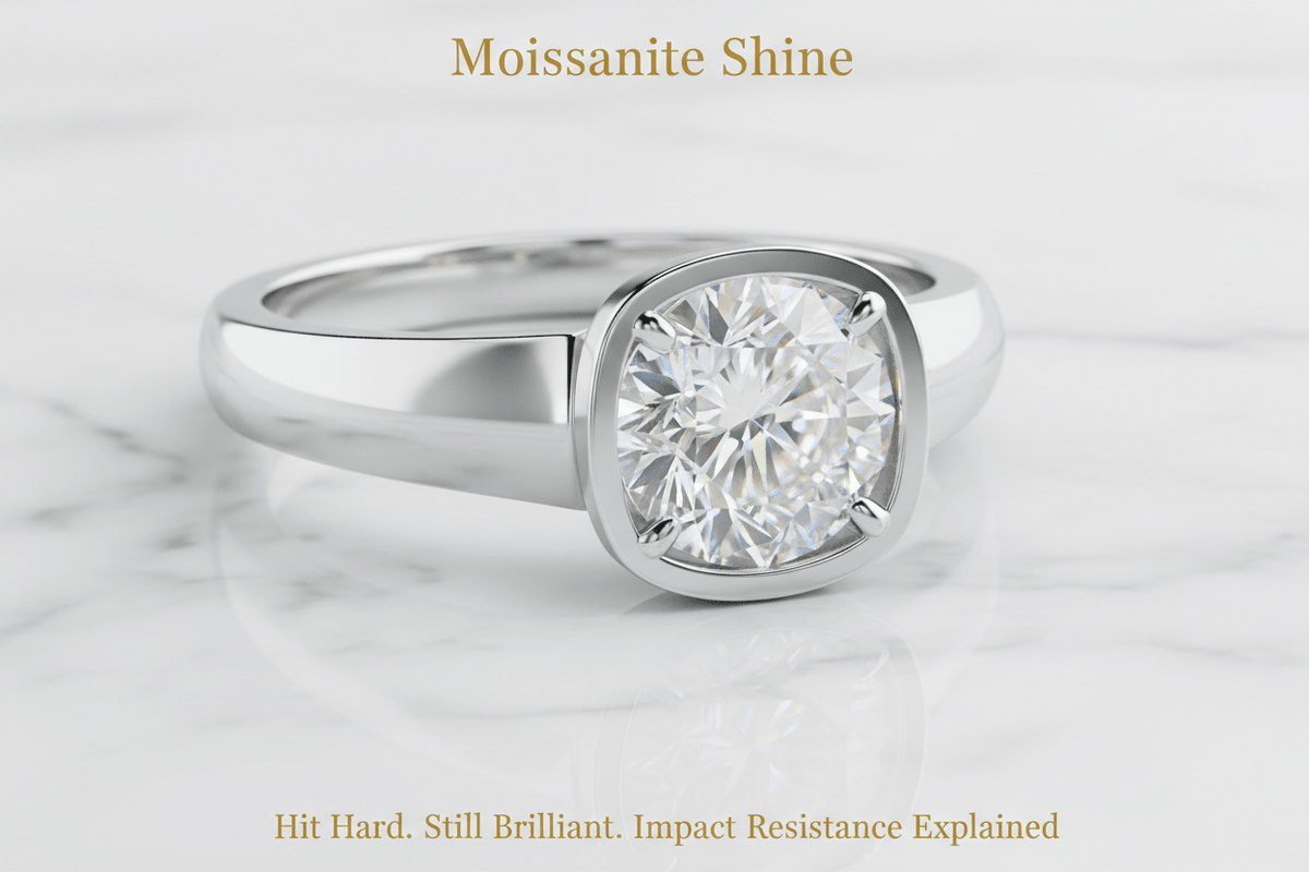 What Happens If My Moissanite Gets Hit Hard? Impact Resistance Explained - Moissanite Shine