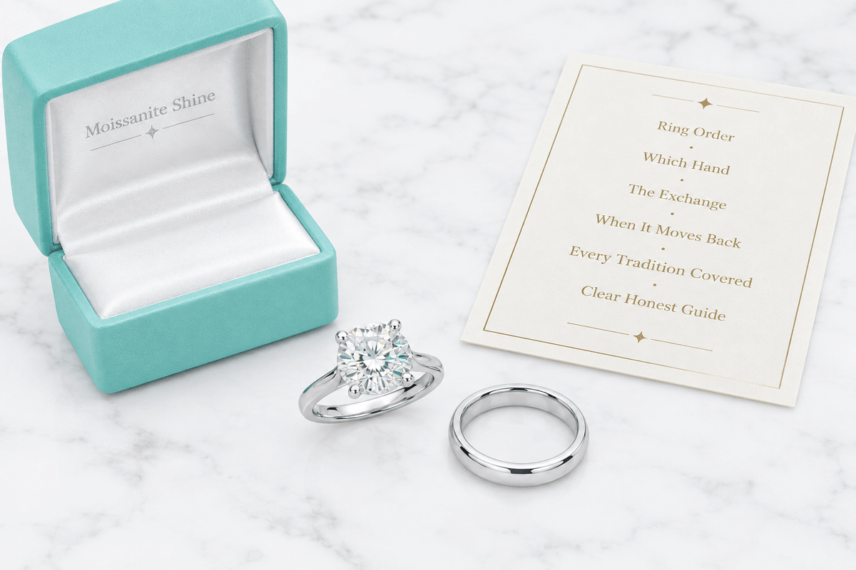 What Happens to Your Engagement Ring During the Wedding Ceremony? - Moissanite Shine