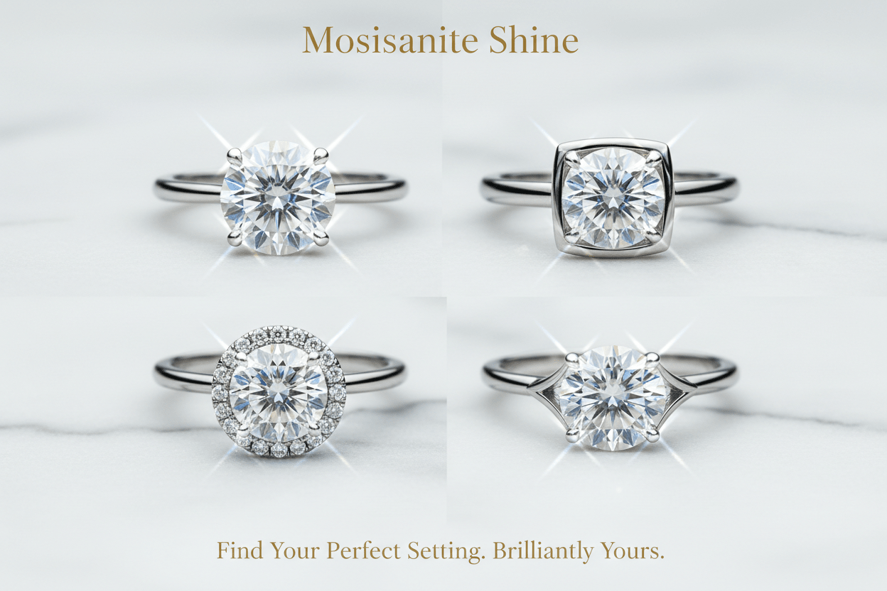 What Is the Best Setting for a Moissanite Ring? A Complete Guide - Moissanite Shine